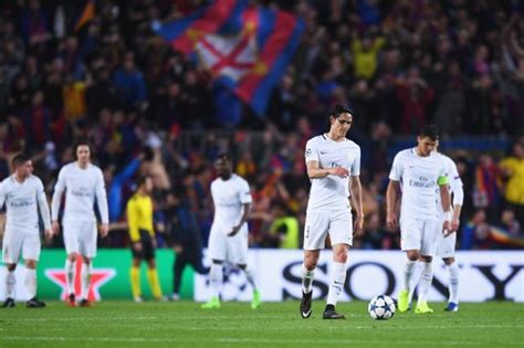 Edinson cavani sealed the rout with a low strike to put psg in a formidable position ahead of the second leg at the nou camp on march 8. PSG players slammed after Barcelona collapse as SEVEN players are rated two out of 10 - Mirror ...