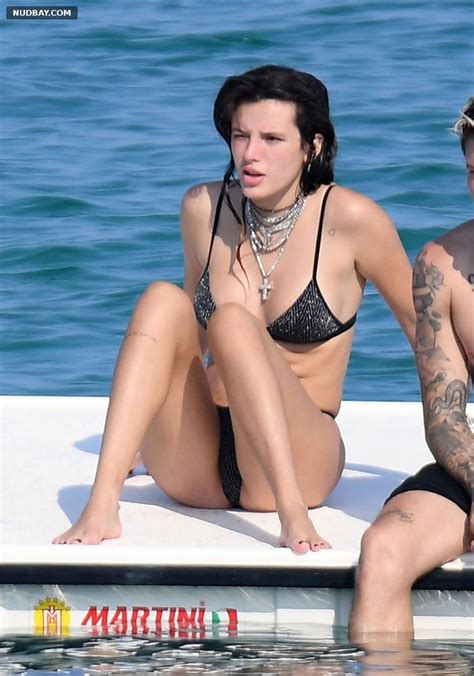 Bella Thorne Pussy Hot In Bikini Holiday In Sardinia Nudbay