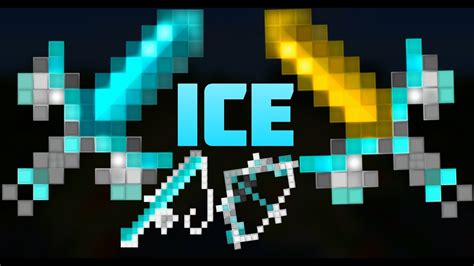 Best Ice Themed Pvp Texture Pack Ice Sparkle 256x Uhc Pvp Youtube