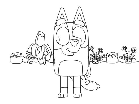 Bluey Coloring Pages Print Or Download For Free Wonder Day Coloring