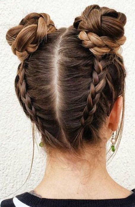 Hairstyles Buns For Long Hair Images Hairstyle Guides