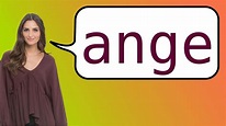 How to say 'angel' in French? - YouTube