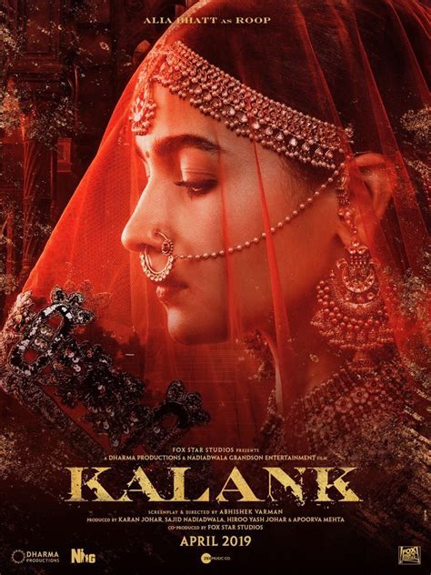 Taran Adarsh On Twitter Aliabhatt Is Roop New Poster Of Kalank