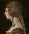 Giovanni Ambrogio de Predis - Blanca Maria Sforza (c. 1493, National ...