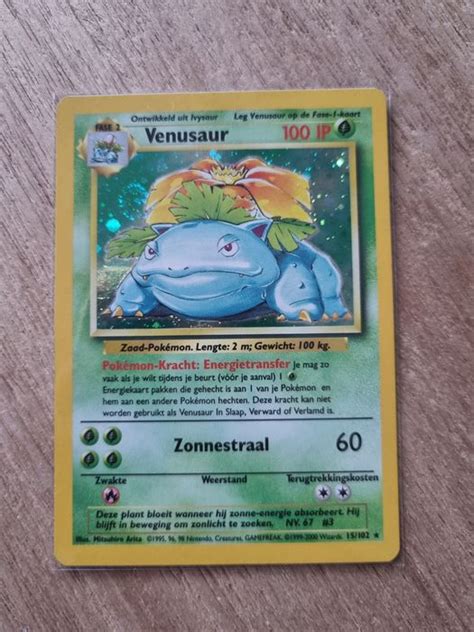 Gamefreak Pokémon Sammelkarte Venusaur Nl 1999 Catawiki