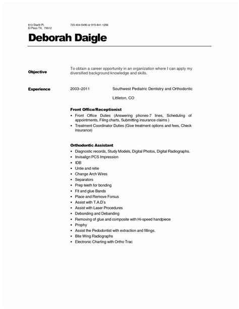Check spelling or type a new query. Dental Front Desk Resume Beautiful First Rate Writing ...