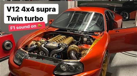 Twin Turbo V12 Supra Gets Dyno Tune Drag Racing Fast