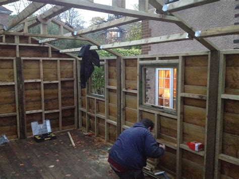 Waney Edge Shed Build The Wooden Workshop Oakford Devon