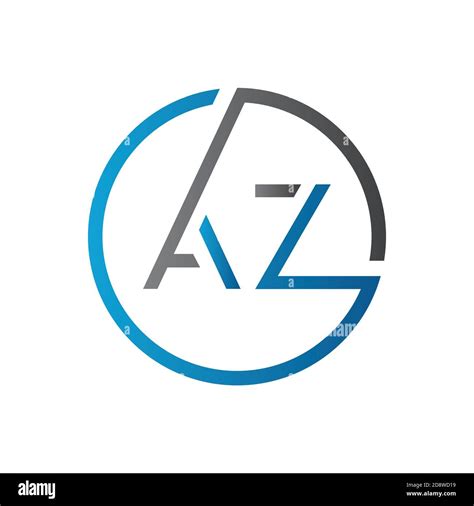 Initial Az Letter Logo Design Vector Template Creative Letter Az Logo