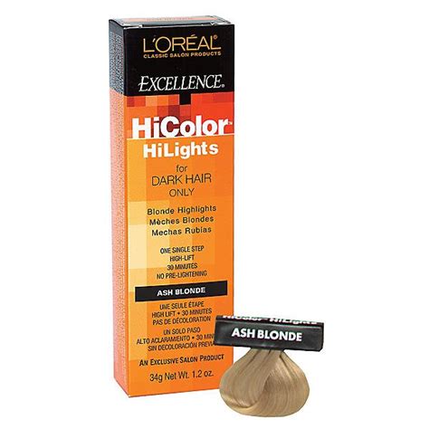 L Oreal Excellence Hicolor Blonde Hilights Features One Step High Lift