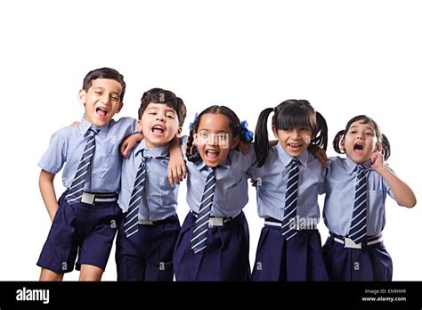 Indian Kids Group Friends School Student Fun Stock Photo Royalty Free