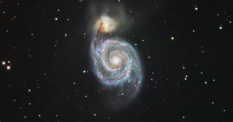 M51 The Whirlpool Galaxy Telescope Live