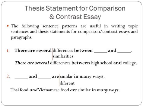 Writing A Contrast Essay Essential Tips For Writing A Compare And Contrast Essay