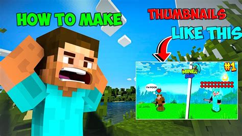 Create Pro Minecraft Thumbnails On Android Heres How Youtube