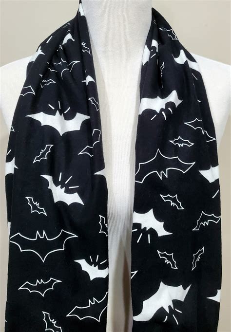 Quick To The Bat Scarf Glow In The Dark Scarf Etsy