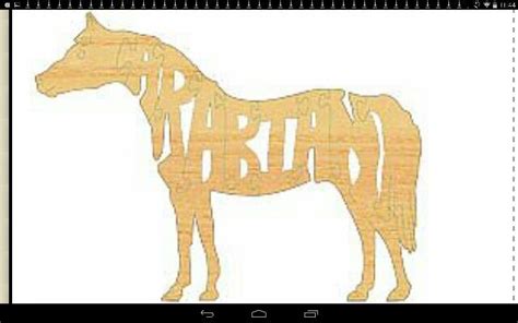 Arabian Horse Puzzle Scroll Saw Patterns Scroll Saw Horses