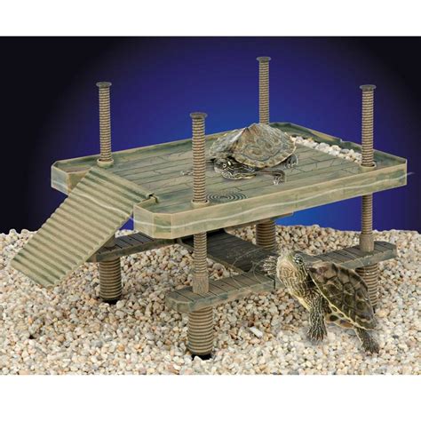 Penn Plax Reptology Life Science Floating Turtle Pier Basking Platform