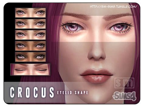 The Sims Resource Crocus Eyelid Shape