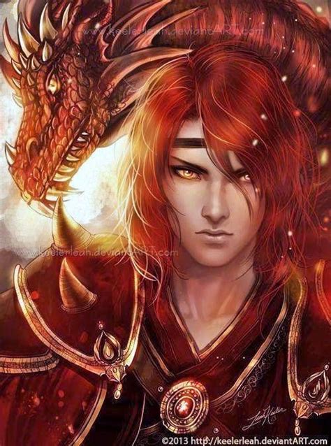 Love The Intense Look Of Both The Dragon And The Person Heroic Fantasy Fantasy Male Fantasy