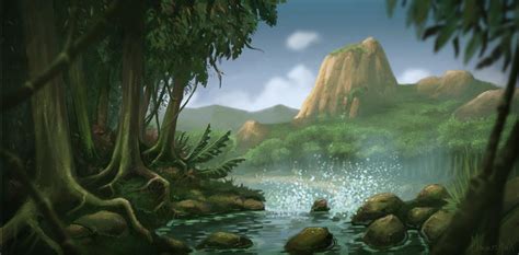 Jungle Landscape By Maarchal On Deviantart