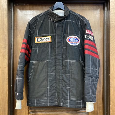 Vintage 1960s Nhra Hot Rod Drag Race Safety Racing Jacket Etsy