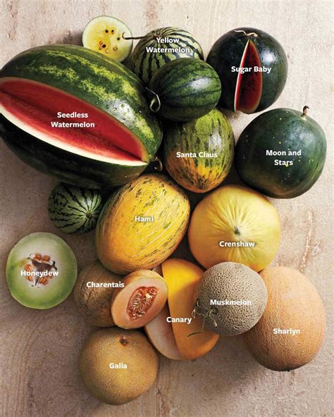 your guide to summer melons including yellow watermelons hami and more types of watermelon