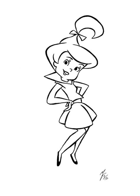 Jane Jetson Coloring Page Free Printable Coloring Pages On Coloori Com
