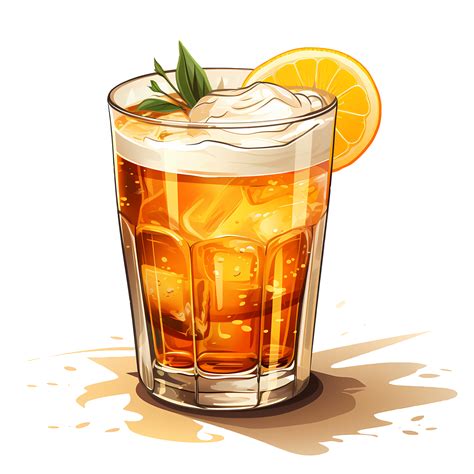 Whiskey Sour Cocktail Clipart Illustration Ai Generative 27237513 Png