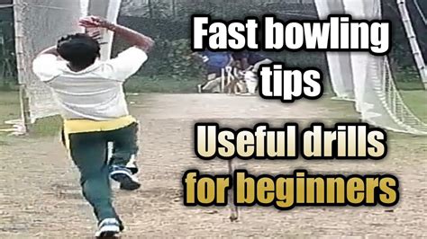 Cricket fast bowling drills | Tips for young Cricketers| Useful for