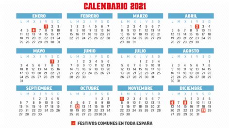 Calendario Laboral En 2021 En España Y En Cada Comunidad Autónoma