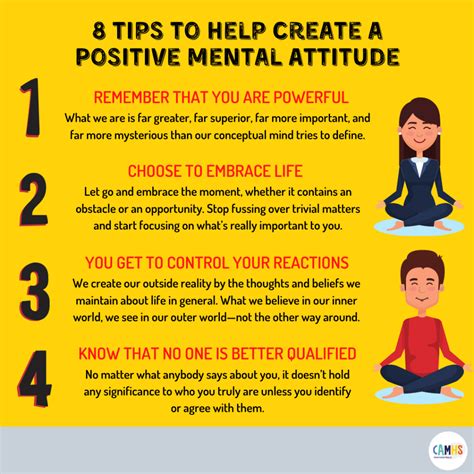 Tips To Help Create A Positive Mental Attitude Camhs Professionals