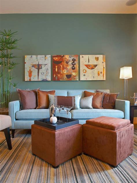 Brown And Blue Living Room Decorating Ideas Historyofdhaniazin95