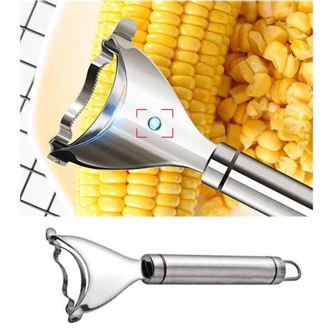 new stainless steel corn cob peeler stripper cutter remover kitchen salad tool