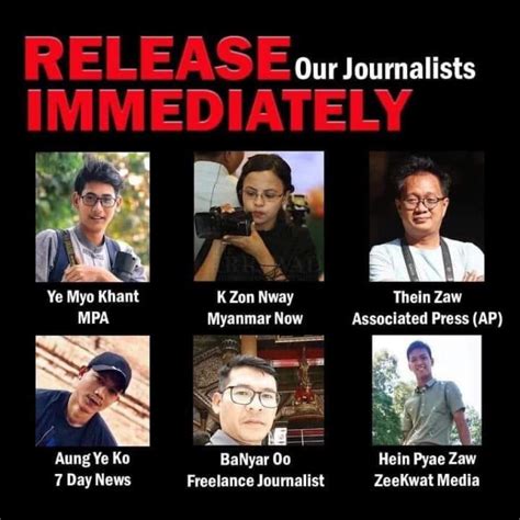Journalists Arrested Independent Media Shut Down In Myanmar Ifj