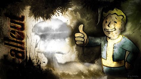 Fallout Vault Boy Mushroom Clouds Video Games Video Game Art Pc