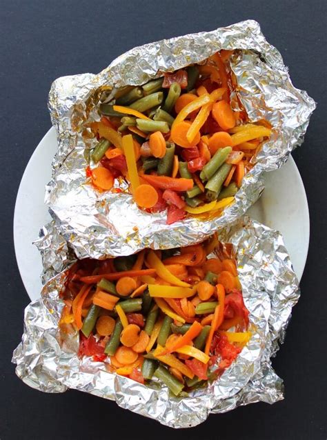 Foil Wrapped Grilled Vegetables Recipe Vegan Freezer