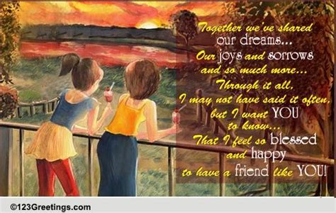 Together Weve Shared Our Dreams Free Thoughts Ecards Greeting