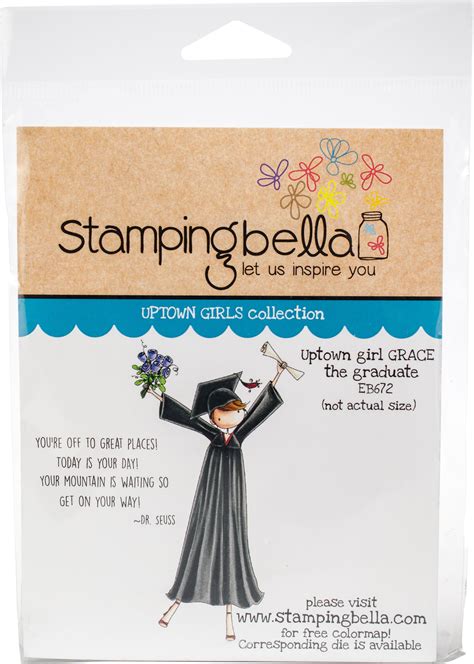 Stamping Bella Cling Stamps Uptown Girl Grace The Graduate