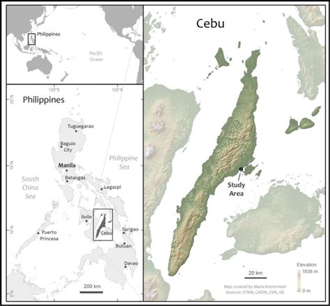 Physical Map Of Cebu 40 Off