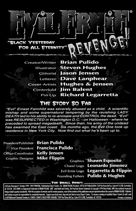Read Online Evil Ernie Revenge Comic Issue 1