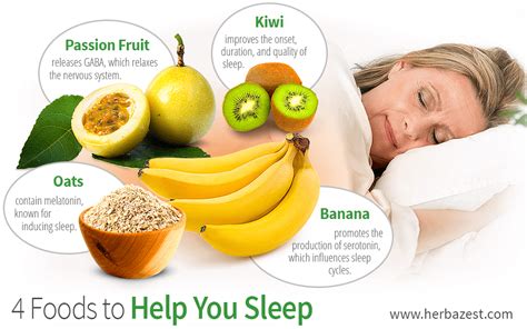 4 Foods To Help You Sleep Herbazest