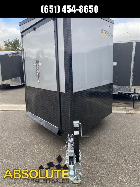 2022 Stealth Trailers Apache Saap729 Aluminum Snowmobile Trailer Enclosed Cargo And Utility
