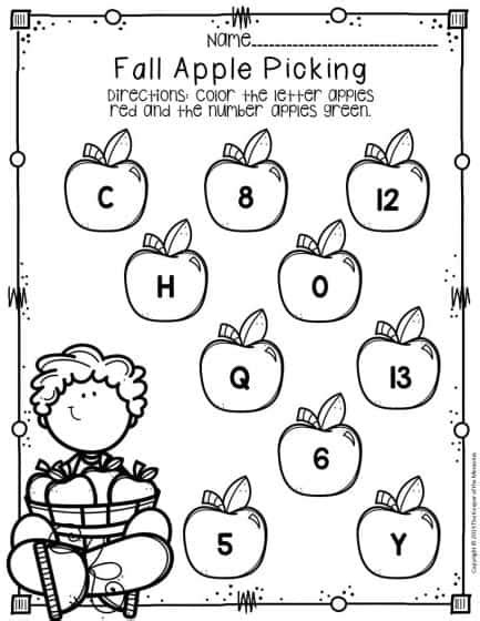 Free Printable Apple Worksheets For Preschoolers And Kindergartners