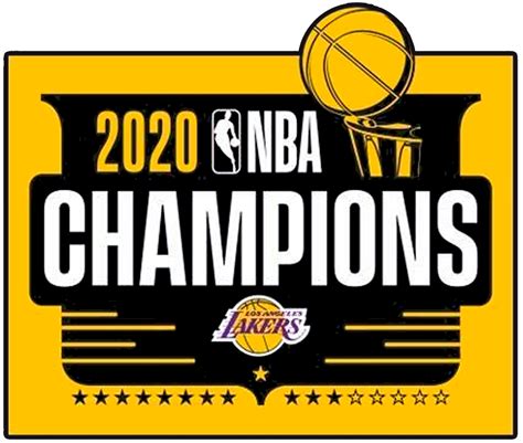 All 2020 nba finals games will be broadcast exclusively on abc and espn radio. Los Angeles Lakers Champion Logo - National Basketball ...