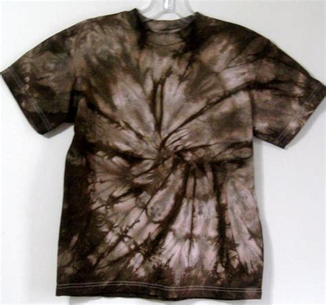 Brown Swirl Tie Dye T Shirt