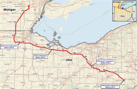 Michigan Natural Gas Pipeline Map Secretmuseum