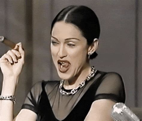 Pop Star Madonna  Women Smoking Cigars Cigar Smoking Smoking