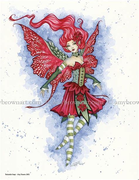 Poinsettia Faery Unicorn Pictures Fairy Pictures Gothic Fantasy Art