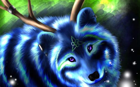 Blue Wolf Wallpapers Top Free Blue Wolf Backgrounds Wallpaperaccess
