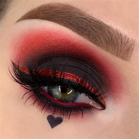 Heart Breaker Lashes Femiérre Red Eye Makeup Valentines Makeup